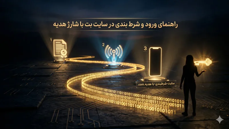 راهنمای ورود و شرط بندی در سایت بت با شارژ هدیه